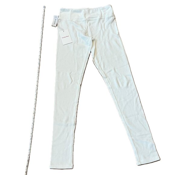 Aritzia Sunday Best Gellar Baby Waffle White Leggings - Picture 2 of 5